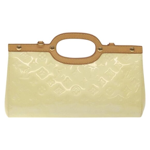 LOUIS VUITTON Monogram Vernis Roxbury Drive Hand Bag Perle M91374 LV Auth BA3610 - Picture 2 of 16